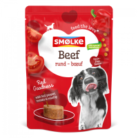 8X Smolke Hondenvoer Nat Beef Red Goodness 300 gr