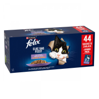 Felix Kattenvoer Nat Elke Dag Feest Gelei Mix Selectie Multipack 44x85 gr