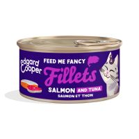 24X Edgard & Cooper Kattenvoer Fillets Zalm & Tonijn 70 gr