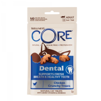 Wellness Core Kattensnack Dental   Kip 50 gr