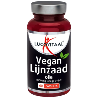 2X Lucovitaal Lijnzaad Olie Vegan 60 capsules