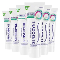 6X Sensodyne Tandpasta Complete Protection+ Fresh Breath 75 ml