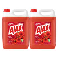 2X Ajax Allesreiniger Rode Bloemen 5 liter
