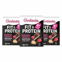 3X Gerlinea Repen Framboos & Chocolade 10x31 gr
