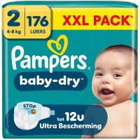 2X Pampers Baby Dry Luiers Maat 2 (4 8kg) 88 stuks