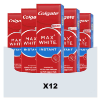 12X Colgate Tandpasta Max White Instant 75 ml
