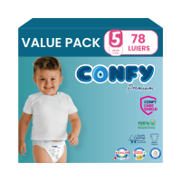 3X Confy Premium Luiers Maat 5 Junior 11 18kg 26 stuks