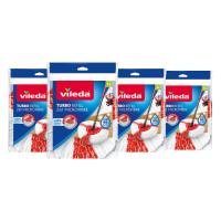 4X Vileda Turbo 2 in 1 Navulling