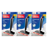 3X Vileda Stoomreiniger Steam XXL navulling