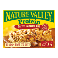 8X Nature Valley Proteine Gezouten Karamelnoten 4 pack 4 stuks