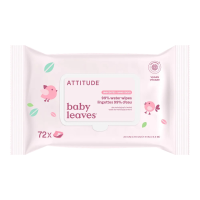 Attitude Baby Leaves 99% Waterwipes 72 stuks