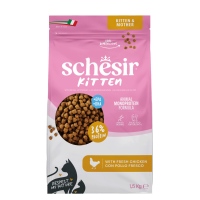 6X Schesir Monoprotein Kattenvoer Kitten Droog Kip 1,5 kg