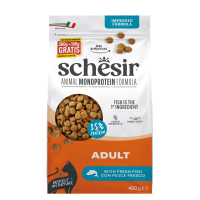 Schesir Monoproteïne Promo Kattenvoer Droog Vis 400 gr