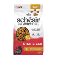 Schesir Monoproteïne Promo Kattenvoer Droog Sterilized Kip 1,5 kg