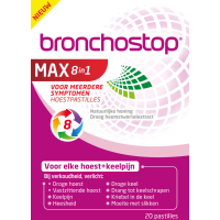 Bronchostop Hoestpastilles Max 8 in 1 20 stuks