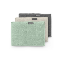 Brabantia SinkSide Microvezeldoekjes 16 x 22 cm Soft Beige/Dark Grey/Jade Green 3 stuks
