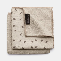 Brabantia SinkSide Microvezel Schoonmaakdoekjes   30 x 30 cm Soft Beige 2 stuks