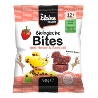 De Kleine Keuken Bio Bites Haver & Aardbei 50 gr