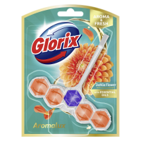 2+5 Gratis: Glorix Toiletblok Aroma & Fresh Hahlia Flower
