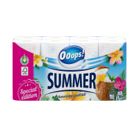 Ooops! Toiletpapier Classic Sensitive Summer Editie 3 laags 16 stuks