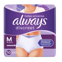 4X Always Incontinentie Broekjes Maat M 10 stuks