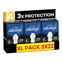 Always Maandverband Nacht Maat 4 66 stuks