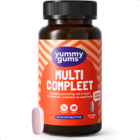 1+1 Gratis: Yummygums Multi Compleet Kauwtablet Suikervrij 60 stuks