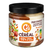 Céréal Duo Choco Hazelnoot Wit 200 gr