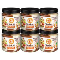 6X Céréal Duo Choco Hazelnoot Wit 200 gr