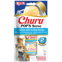 Ciao Kattensnack Churu Pop'n Serve Chicken Scallop 2x35 gr