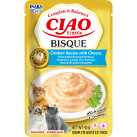 12X Ciao Kattenvoer Entrée Bisque Chicken & Cheese 40 gr