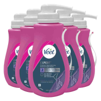 5X Veet Ontharingscrème Expert Gevoelige Huid 400 ml