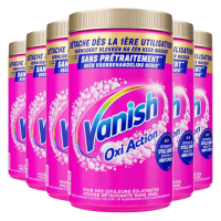 6X Vanish Oxi Action Vlekverwijderaar Poeder Gekleurde Was 1445 gr