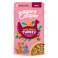 Edgard & Cooper Hond Puppy Stew Pouch Kalkoen 150 gr