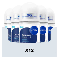 12X NIVEA Deodorant Roller Derma Control Defend 50 ml