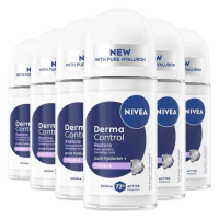 6X NIVEA Deodorant Roller Derma Control Restore 50 ml
