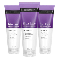 3X John Frieda Frizz Ease Shampoo 250 ml