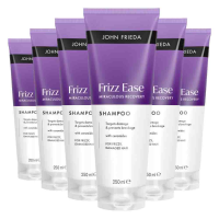6X John Frieda Frizz Ease Shampoo 250 ml