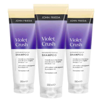 3X John Frieda Violet Crush Intensive Purple Shampoo 250 ml