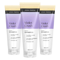 3X John Frieda Violet Crush Purple Shampoo 250 ml