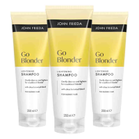 3X John Frieda Go Blonder Lightening Shampoo 250 ml