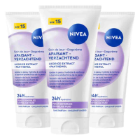 3X NIVEA Essentials SPF15 Verzachtende Dagcrème 50 ml