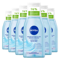 6X NIVEA Oogmake upremover Extra Milde 125 ml