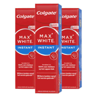 3X Colgate Tandpasta Max White Instant 75 ml