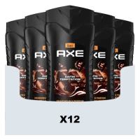 12X Axe 5 in 1 Shampoo & Shower Gel Dark Temptation 400 ml