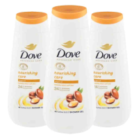3X Dove Shower Gel Advanced Care Nourishing Care 225 ml