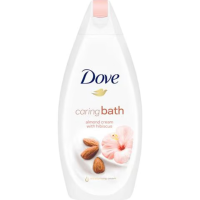 2+2 Gratis: Dove Badcrème Amandelmelk & Hibiscus 450 ml