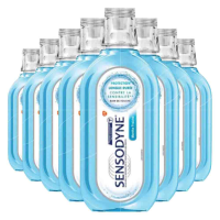 8X Sensodyne Mondwater Cool Mint 500 ml