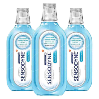 3X Sensodyne Mondwater Cool Mint 500 ml
