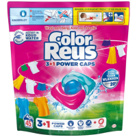 Witte Reus Wasmiddelcapsules 3+1 Power Caps Kleur 45 stuks